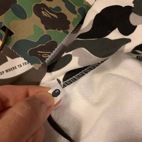 Bape A Bathing Ape Ink ABC Shark Hoodie - Picture 4 of 8